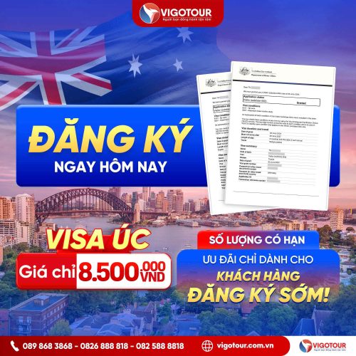 VISA DU LỊCH ÚC/ VISA ÚC 3 NĂM